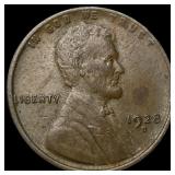 1928-D Lincoln Wheat Cent CHOICE AU