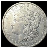 1901-O Silver Morgan Dollar LIGHTLY CIRCULATED