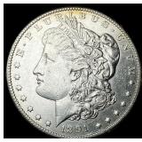 1891-CC Silver Morgan Dollar CLOSELY UNCIRCULATED