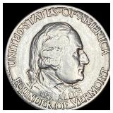 1927 Silver Half Dollar Vermont CHOICE AU