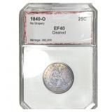 1840-O Seated Liberty Quarter PCI EF40
