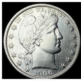 1900-S Silver Half Dollar CLOSELY UNCIRCULATED