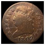 1809 Classic Head Half Cent LIGHTLY CIRCULATED