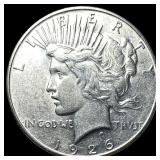 1926 Silver Peace Dollar CHOICE AU