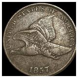 1857 Flying Eagle Cent NICELY CIRCULATED