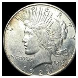 1922-S Silver Peace Dollar UNCIRCULATED