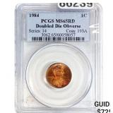 1984 Wheat Cent PCGS MS65 RD DDO
