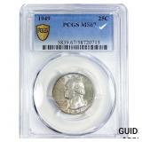 1949 Washington Silver Quarter PCGS MS67