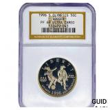 1996-S 50C Olympics Soccer NGC PF69 Ultra Cameo