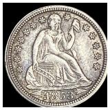1853 Arrows Seated Liberty Dime CLOSELY  UNCIRCUL
