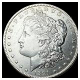 1891-CC Silver Morgan Dollar CLOSELY UNCIRCULATED
