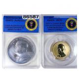 [2 Coins] 2015 Harry S.Truman S$1Medal Coin&Chroni