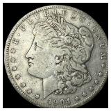1904-S Silver Morgan Dollar LIGHTLY CIRCULATED