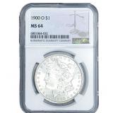 1900-O Morgan Silver Dollar NGC MS64