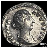 Roman Empire Faustina II 156-161 Silver Denarius