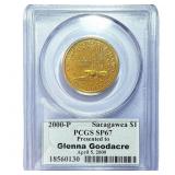 2000 Sacagawea $1 PCGS SP67