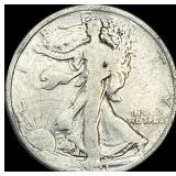 1921 Silver Walking Liberty Half Dollar  NICELY C