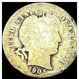1905-O Barber Dime NICELY CIRCULATED