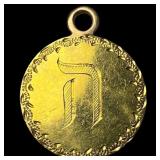 1854 $3 Gold Indian Princess (Jewelry Mount) HIGH
