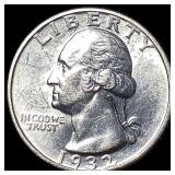 1932-S Silver Washington Quarter UNCIRCULATED