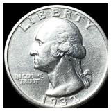 1932-D Silver Washington Quarter CLOSELY UNCIRCULA