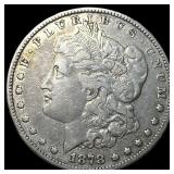 1878 Silver Morgan Dollar NEARLY UNCIRCULATED