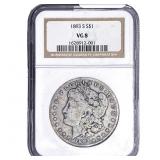 1893-S Morgan Silver Dollar NGC VG8