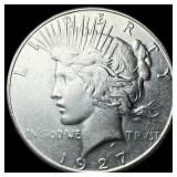 1927-S Silver Peace Dollar CLOSELY  UNCIRCULATED