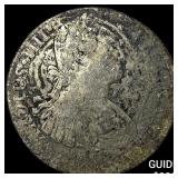 Colonial Spain Silver 8 Reales Punchmarked NEARLY