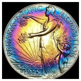 1915-S Silver Half Dollar Panama-Pacific CLOSELY U