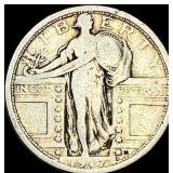 1917 Type 1 Standing Liberty Quarter LIGHTLY  CIR