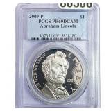 2009 $1 Abraham Lincoln PCGS PR69 DCAM