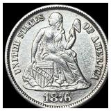 1876-CC Silver Dime UNCIRCULATED