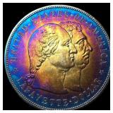 1900 Toned Silver Lafayette Dollar UNCIRCULATED
