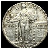 1930 Standing Liberty Silver Quarter NEARLY UNCIRC
