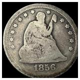 1856 Seated Liberty Quarter NICELY CIRCULATED