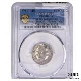 1717-BIB Hess-Darm Silver 10 Kreuzer PCGS AU58