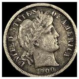 1900-O Silver Barber Dime NEARLY UNCIRCULATED