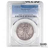 1938-D Walking Liberty Half Dollar PCGS F12