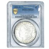 1921-S Morgan Silver Dollar PCGS MS64