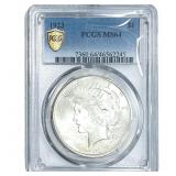 1923 Silver Peace Dollar PCGS MS64
