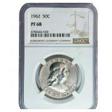 1962 Franklin Half Dollar NGC PF68