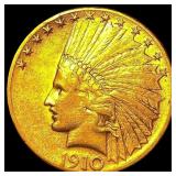 1910-S Gold $10 Indian Head Eagle  UNCIRCULATED