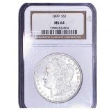 1899 Morgan Silver Dollar NGC MS64