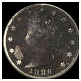 1886 Liberty Head Nickel NICELY CIRCULATED