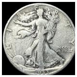 1933-S Silver Walking Liberty Half Dollar LIGHTLY