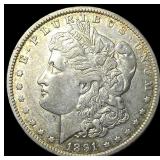 1891-O Silver Morgan Dollar CLOSELY UNCIRCULATED