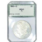 1883-O Morgan Silver Dollar  MS63 PL