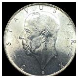 1938 Sweden Silver 2 Kroner UNCIRCULATED