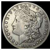 1884-S Silver Morgan Dollar LIGHTLY CIRCULATED